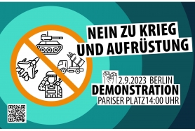 Berlin: Nein zu Aufrüstung und Krieg