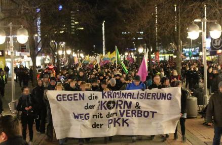 Hannover: Demo wegen Kornrazzia 12.02.2016