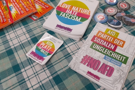 Flyer am Stand